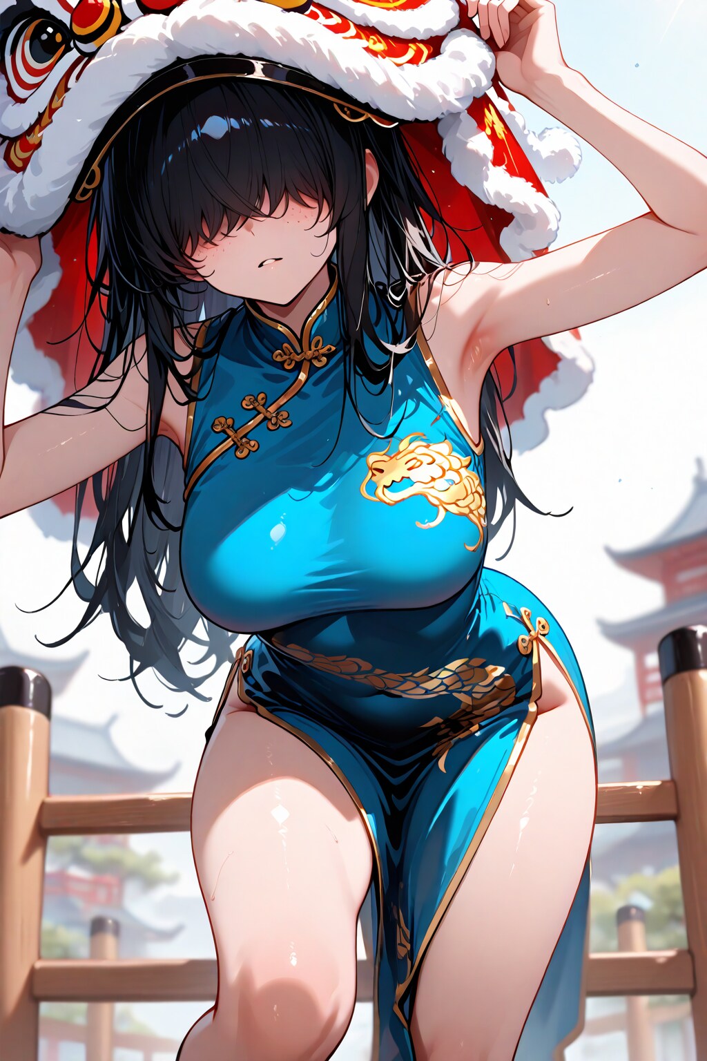 獅子舞 | の人気AIイラスト・グラビア