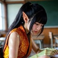 勉強中の川姫 10枚目