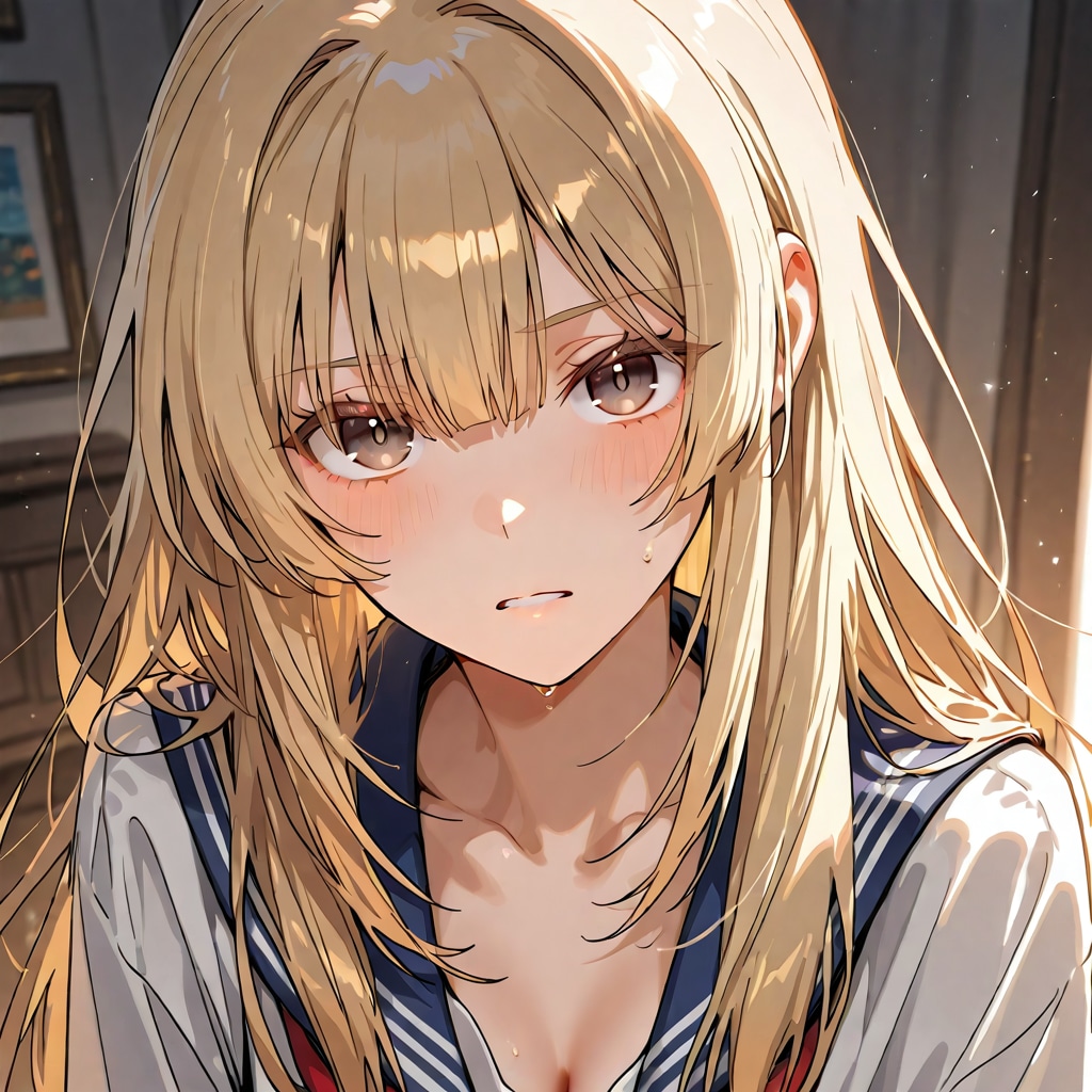 黒い目の金髪少女 | の人気AIイラスト・グラビア