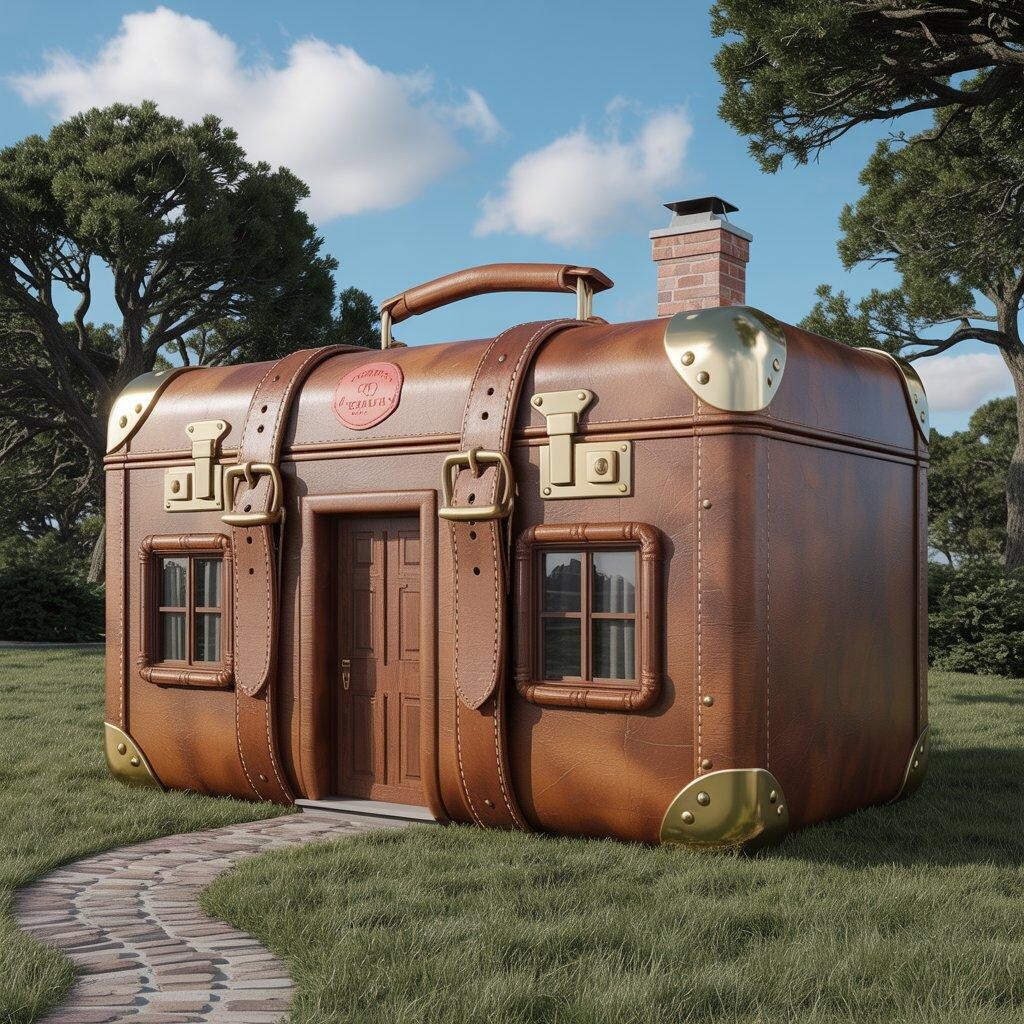 スーツケースっぽい家