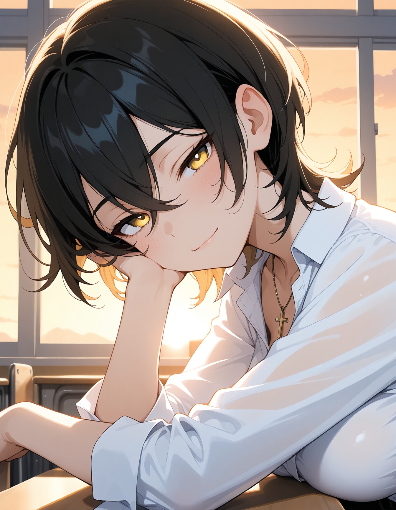 夕陽に溶ける | の人気AIイラスト・グラビア