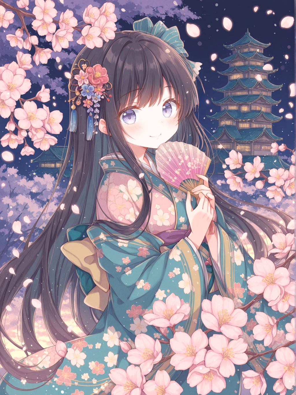 城下の名夜桜スポット