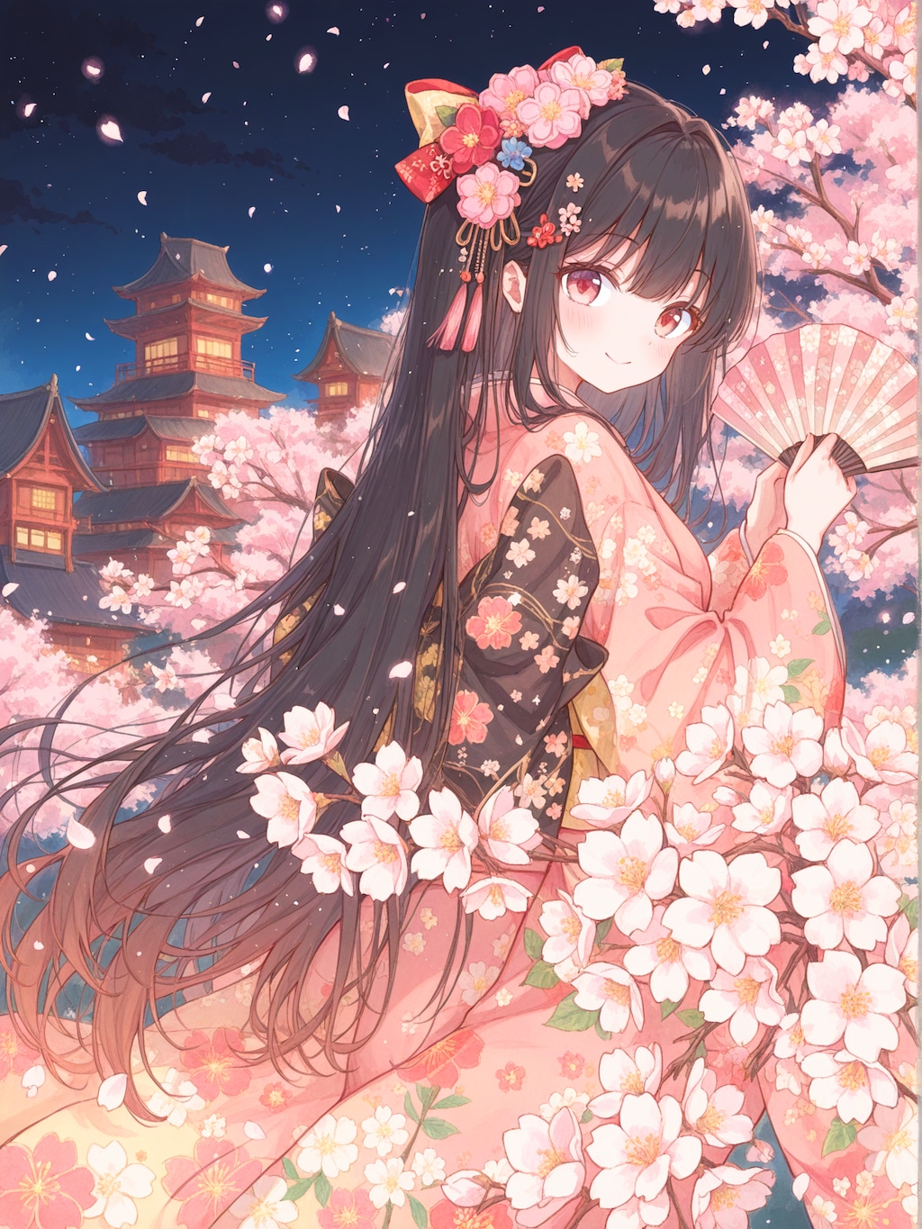 城下の名夜桜スポット