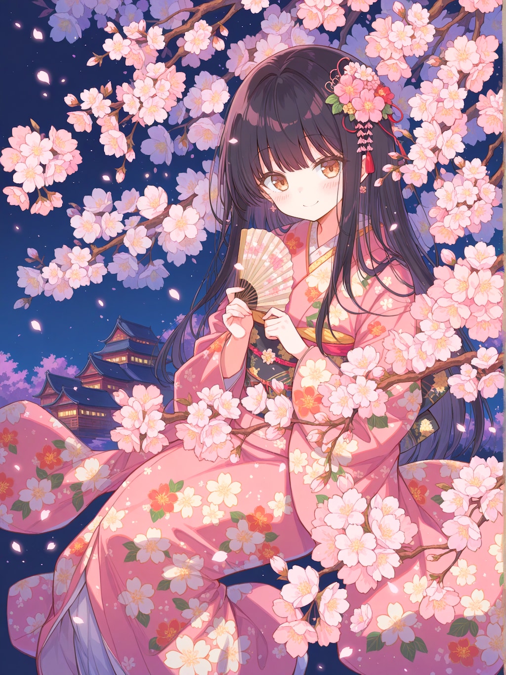 城下の名夜桜スポット