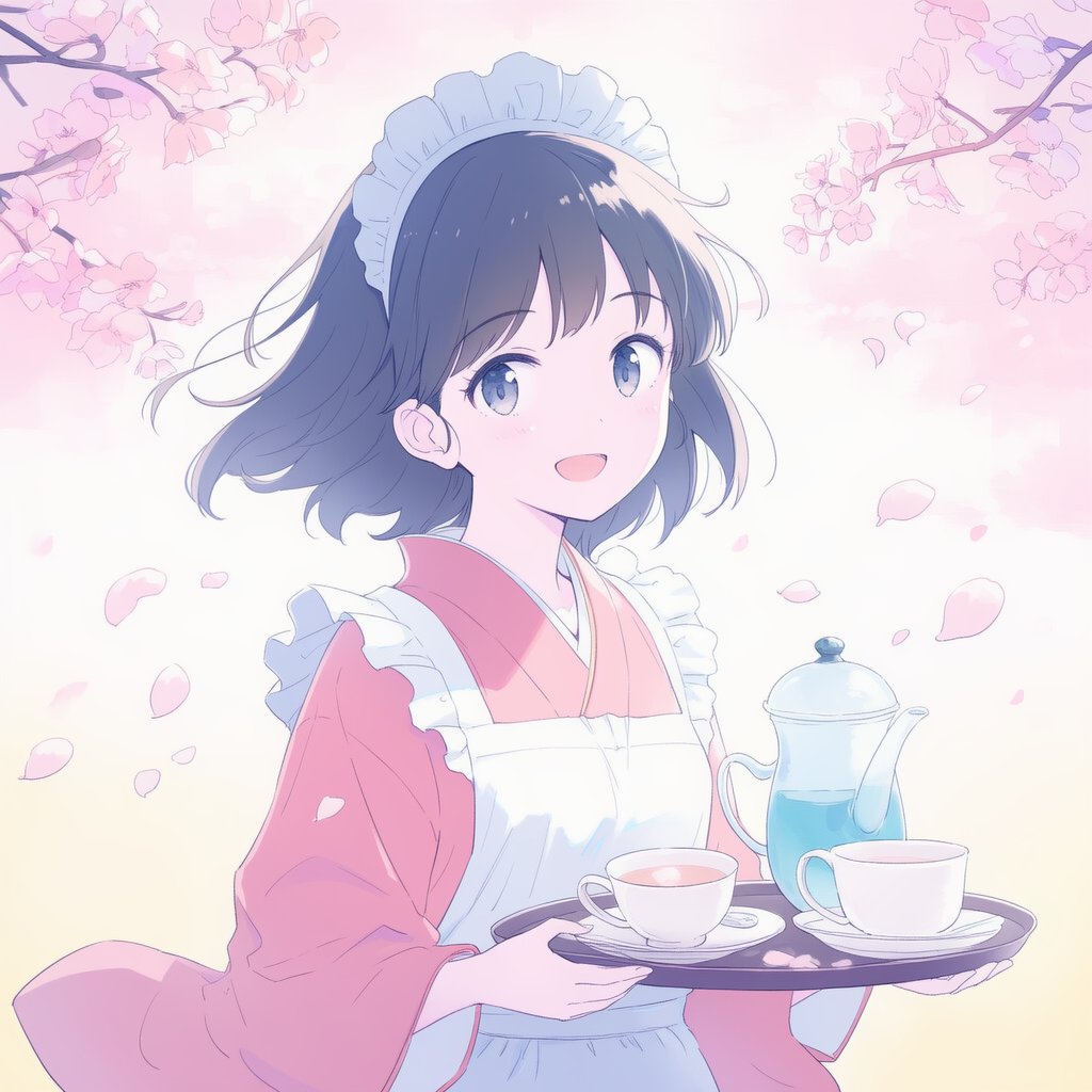 桜の喫茶店