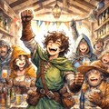 いつもの酒場にて 2枚目