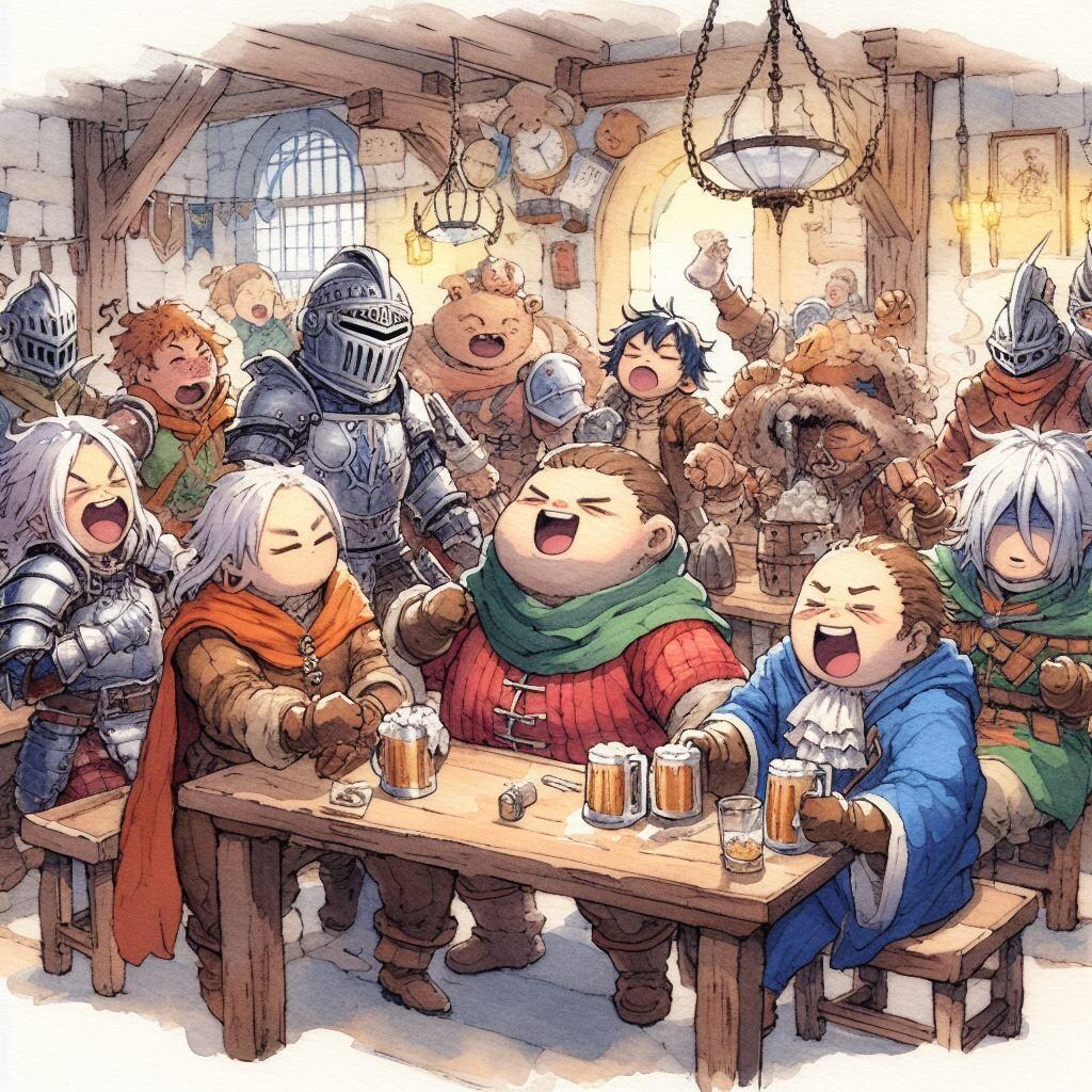 いつもの酒場にて