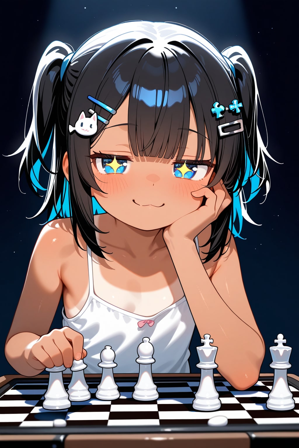 （雰囲気だけは）チェス強者のこなつちゃん