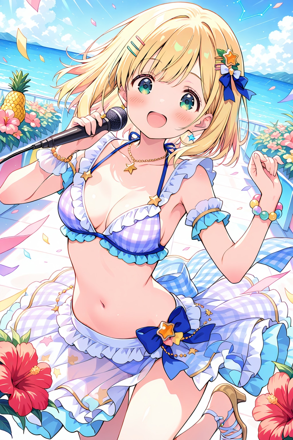 水着で千鶴ちゃん