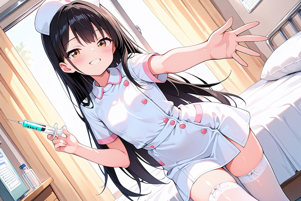 看護師の黒髪ちゃん