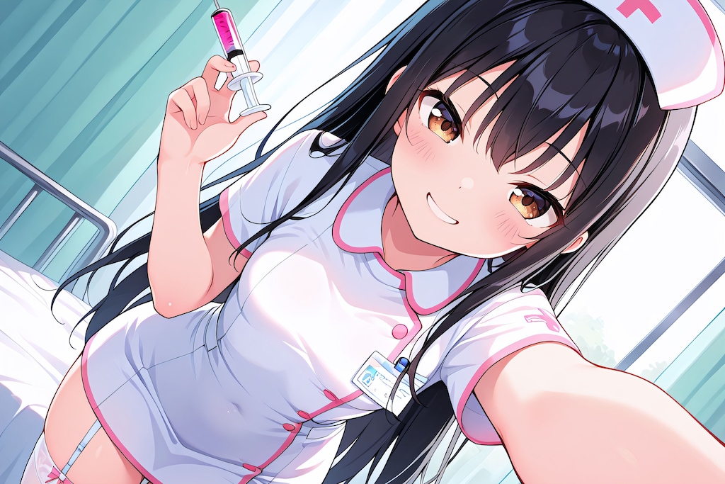 看護師の黒髪ちゃん