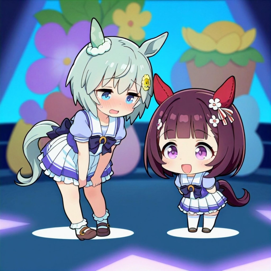 ニシノフラワーとセイウンスカイ