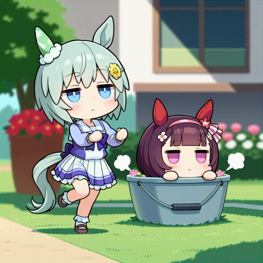 ニシノフラワーとセイウンスカイ