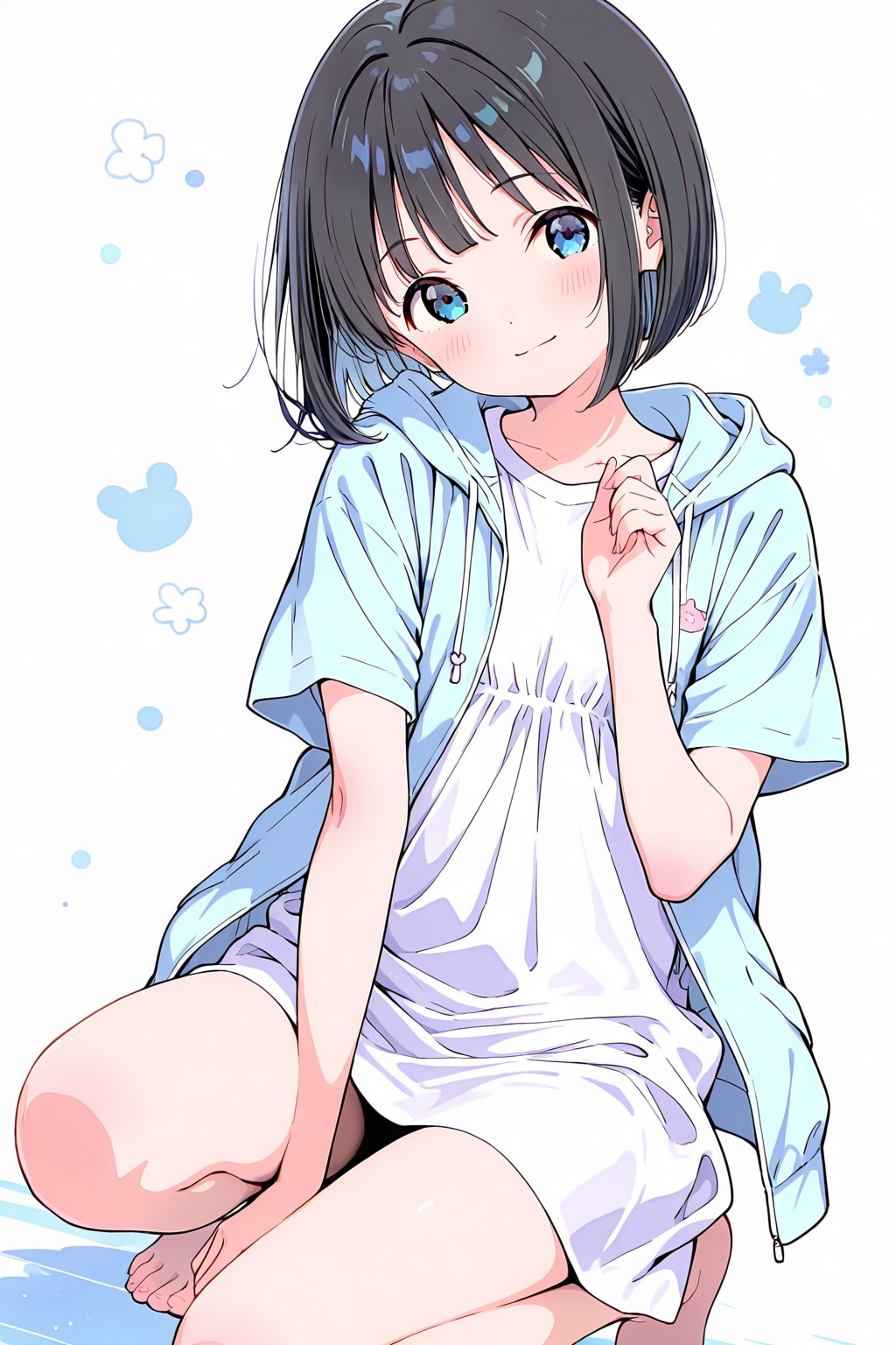 萌えポーズ(HARPY)(水彩タッチ)(12)
