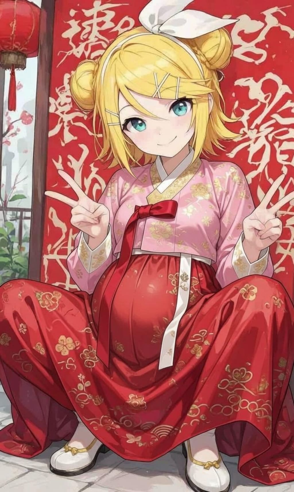 鏡音リン　妊娠経過