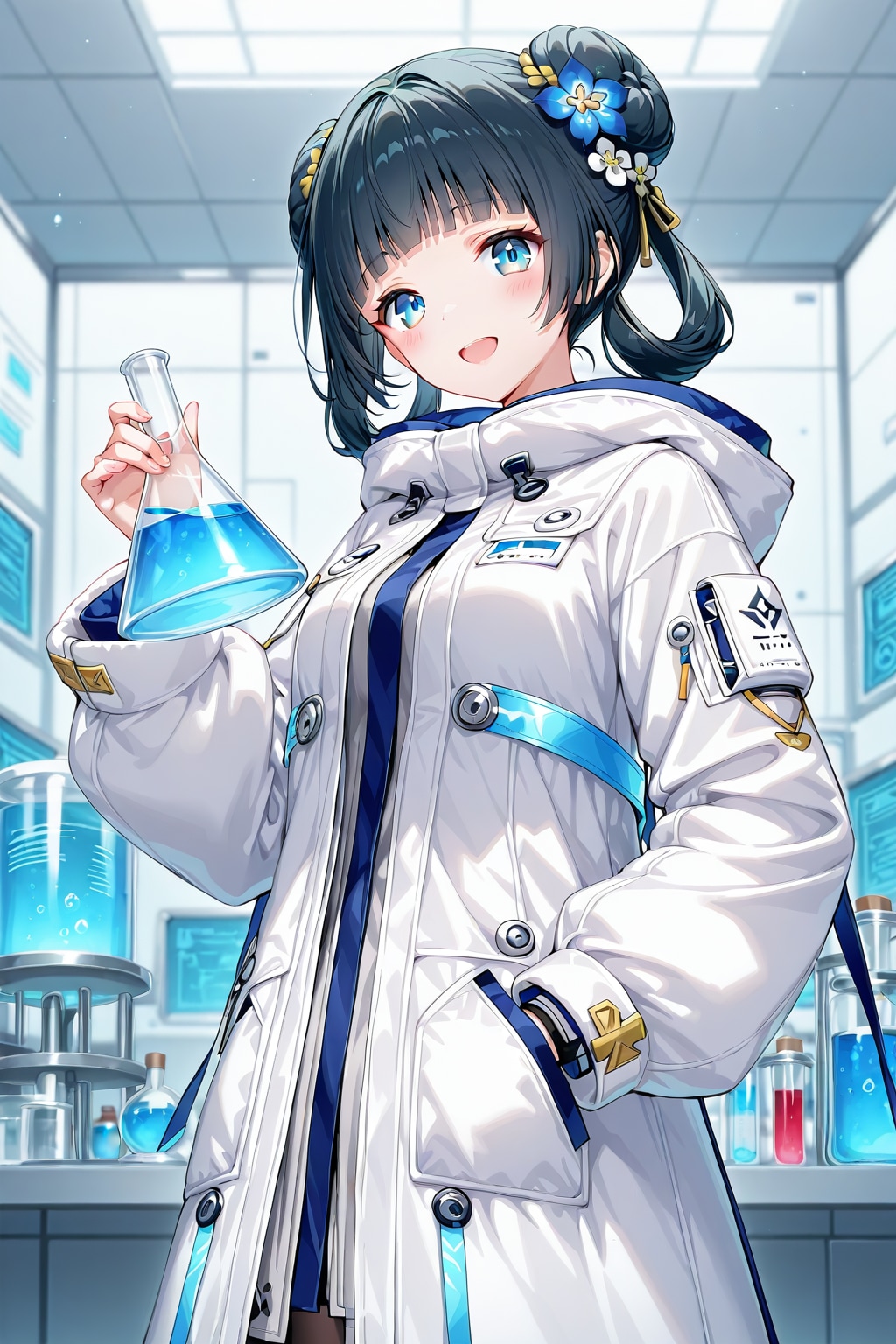 実験室のおだんごちゃん🍡✨ | の人気AIイラスト・グラビア