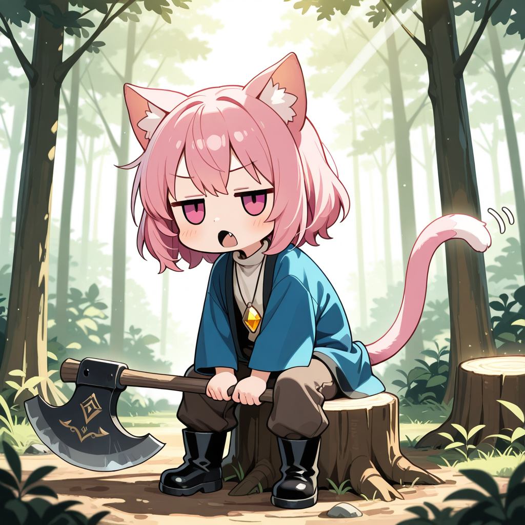 オイ！！作者！！木こりがこんなネックレスするもんかにゃ？？