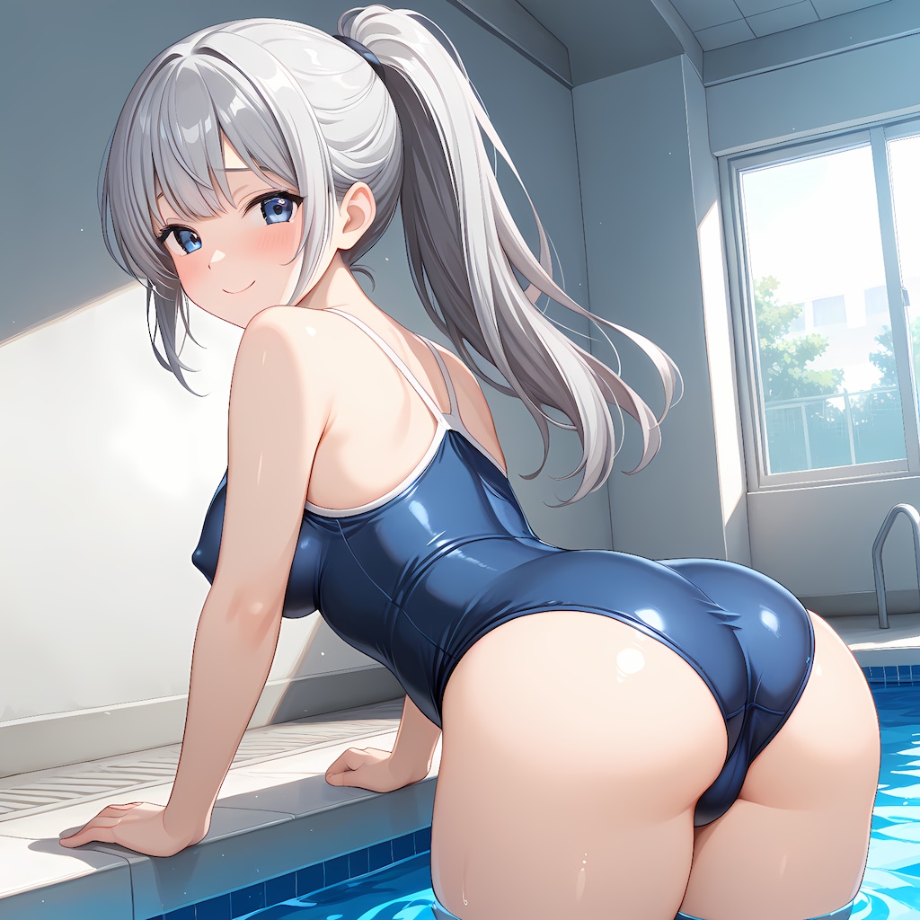 GHOSTちゃんとスクール水着