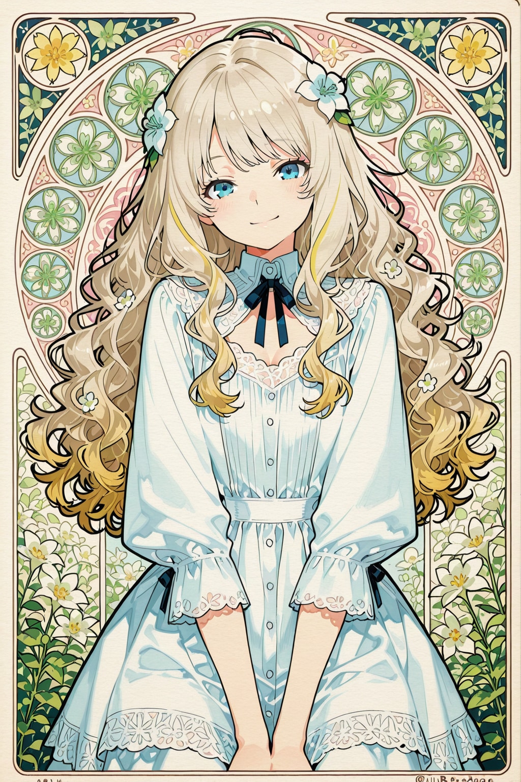 金髪少女 | の人気AIイラスト・グラビア