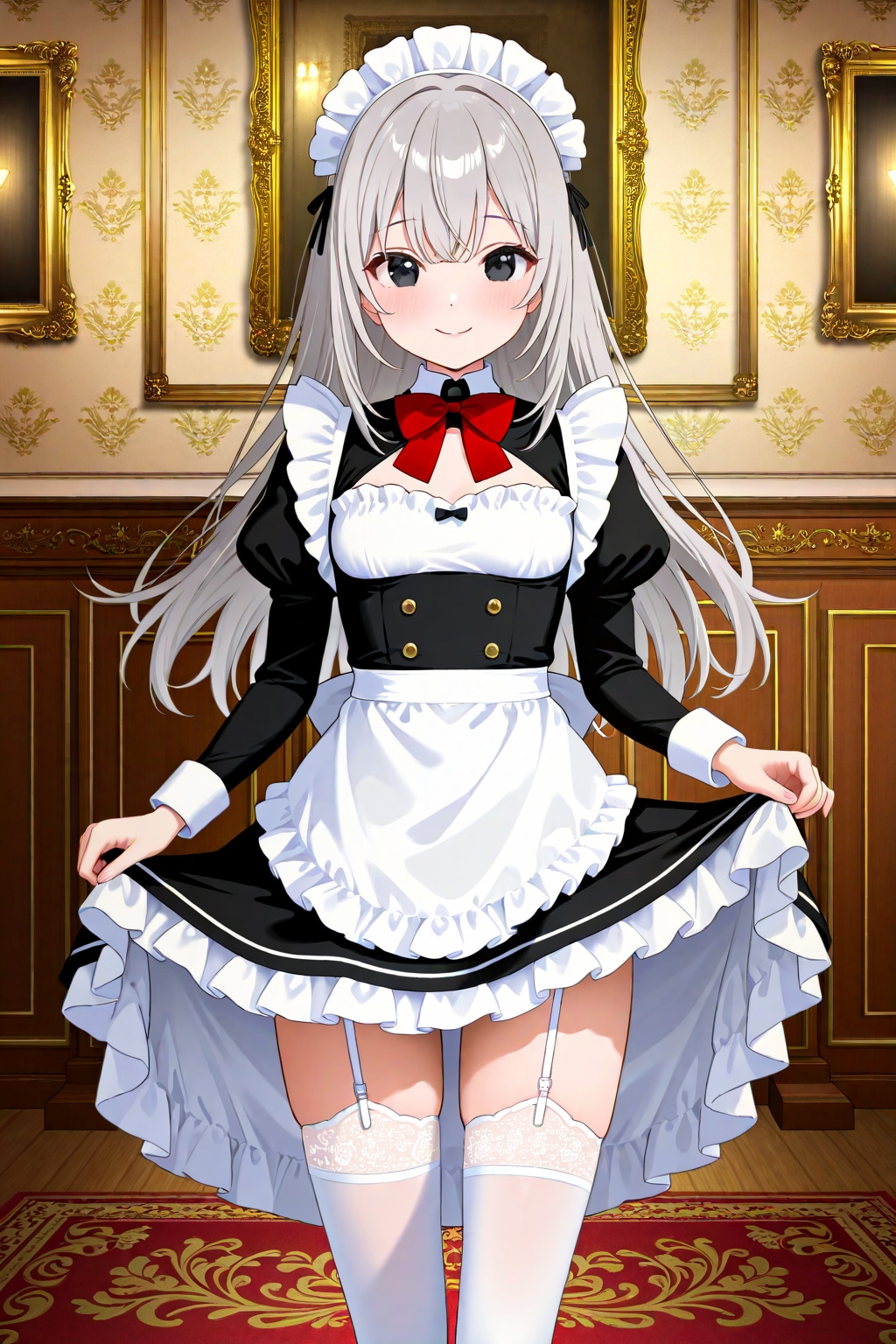 メイドの宮成桃ちゃん | の人気AIイラスト・グラビア