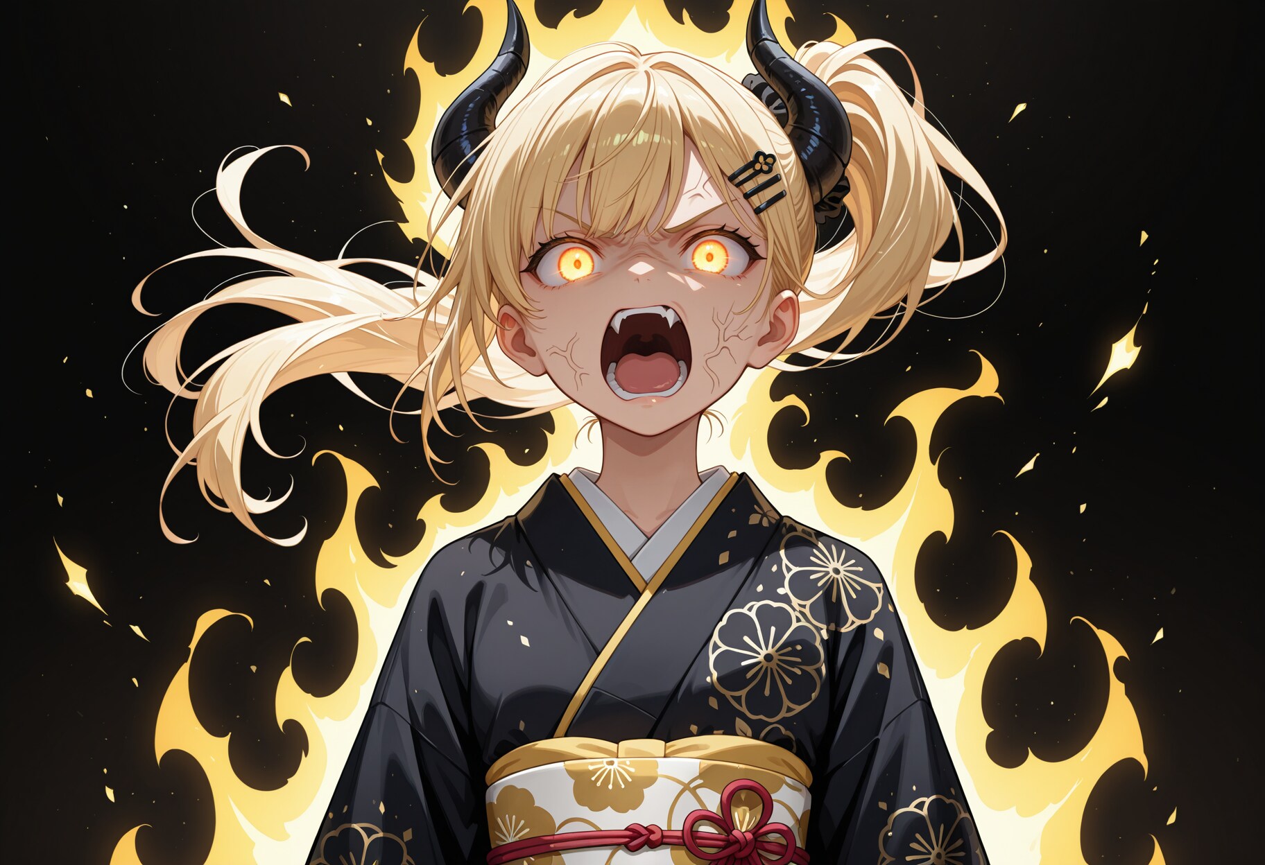 「摩訶不思議食堂のほっこり飯」出演中の女鬼高生さん | の人気AIイラスト・グラビア