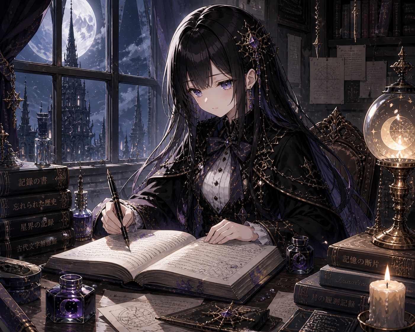 歴史を記録する少女 | の人気AIイラスト・グラビア