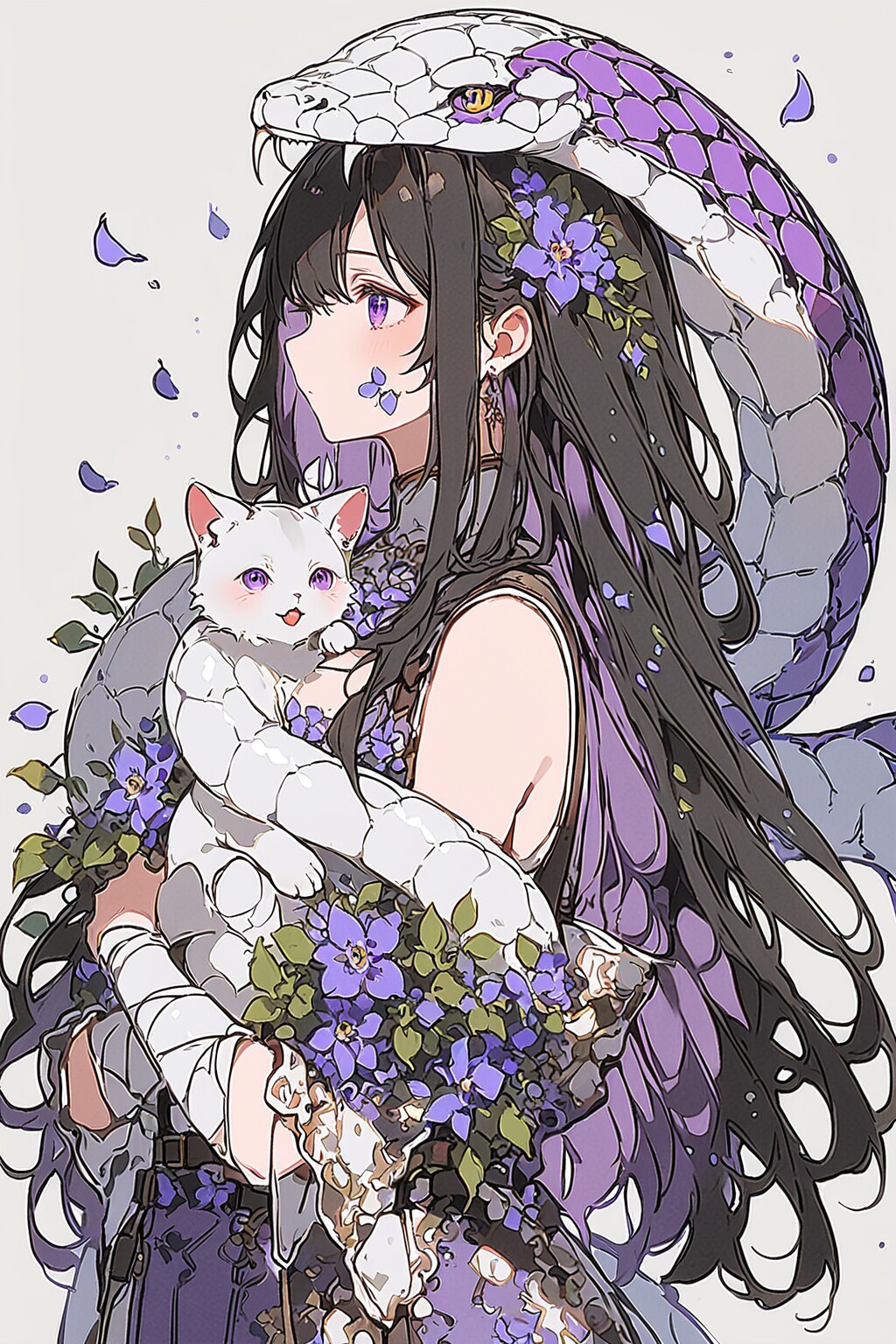 花 | の人気AIイラスト・グラビア