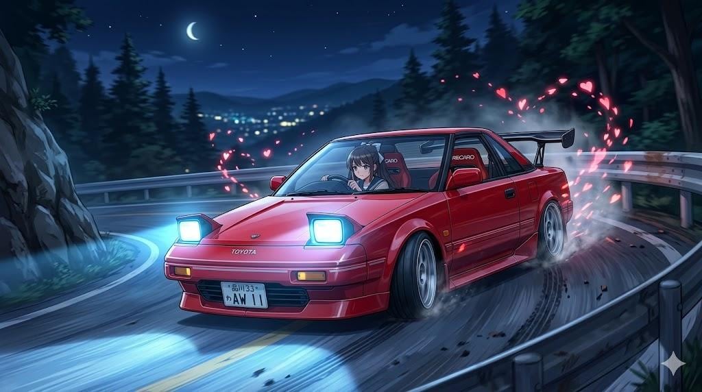 ポニーテールちゃん🩷 MR2 AW11