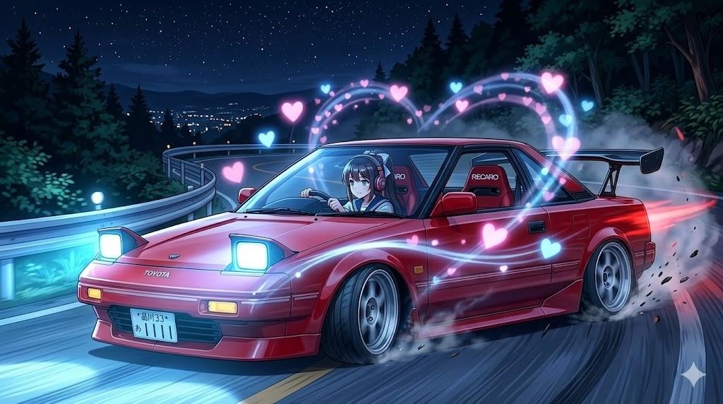 ポニーテールちゃん🩷 MR2 AW11