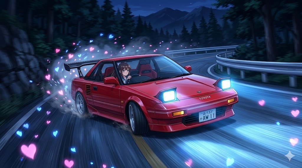 ポニーテールちゃん🩷 MR2 AW11