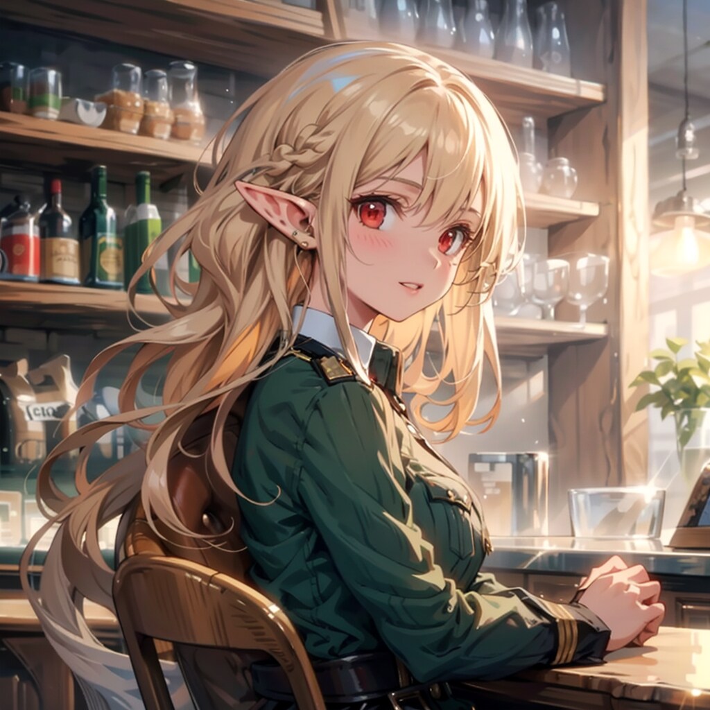エルフ×酒場