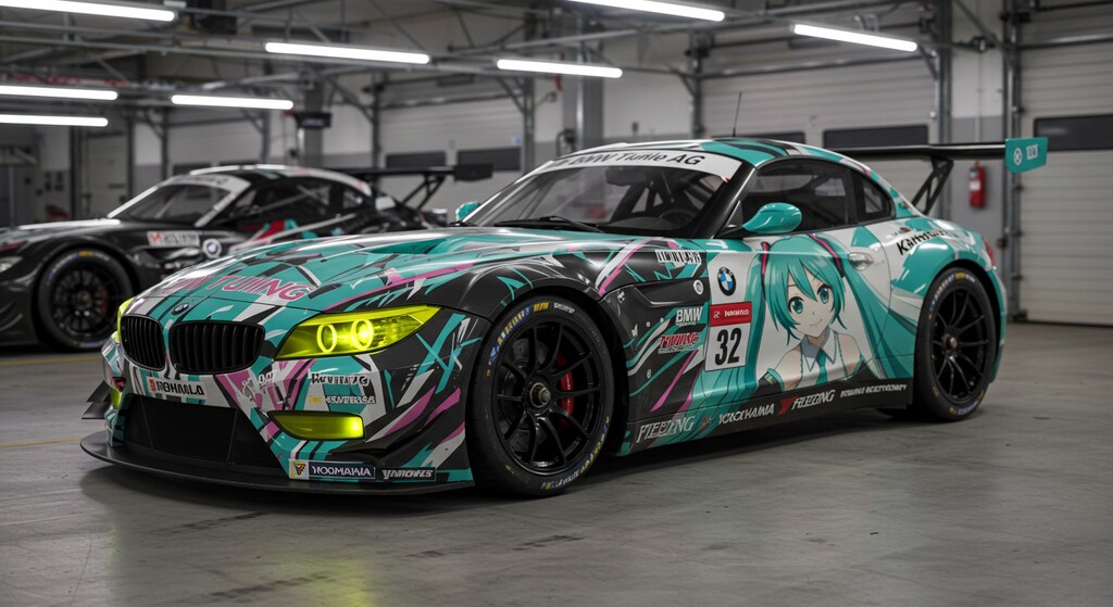 BMW初音ミクレーシングカー