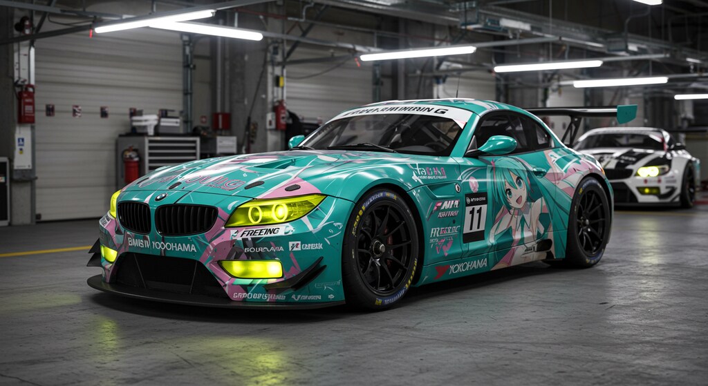 BMW初音ミクレーシングカー