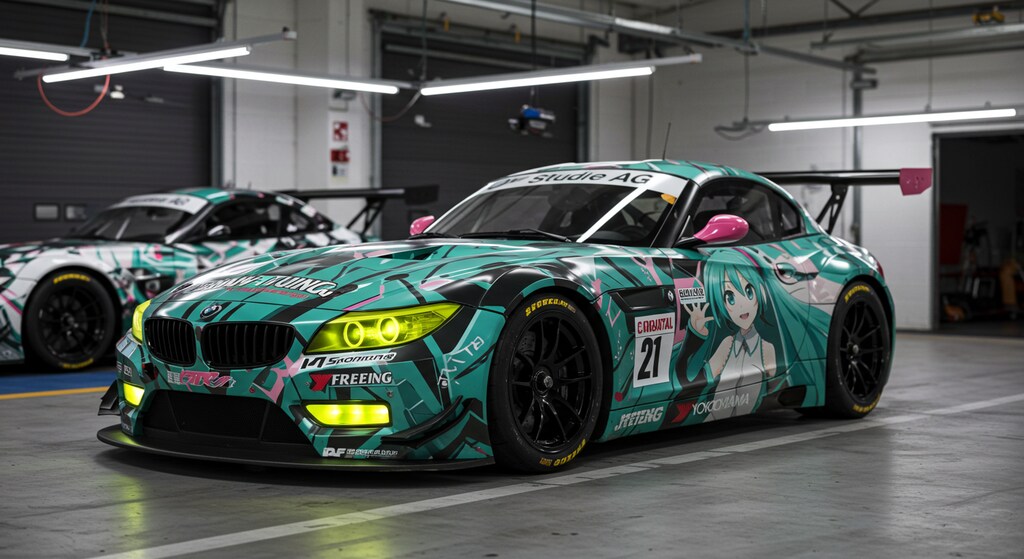 BMW初音ミクレーシングカー