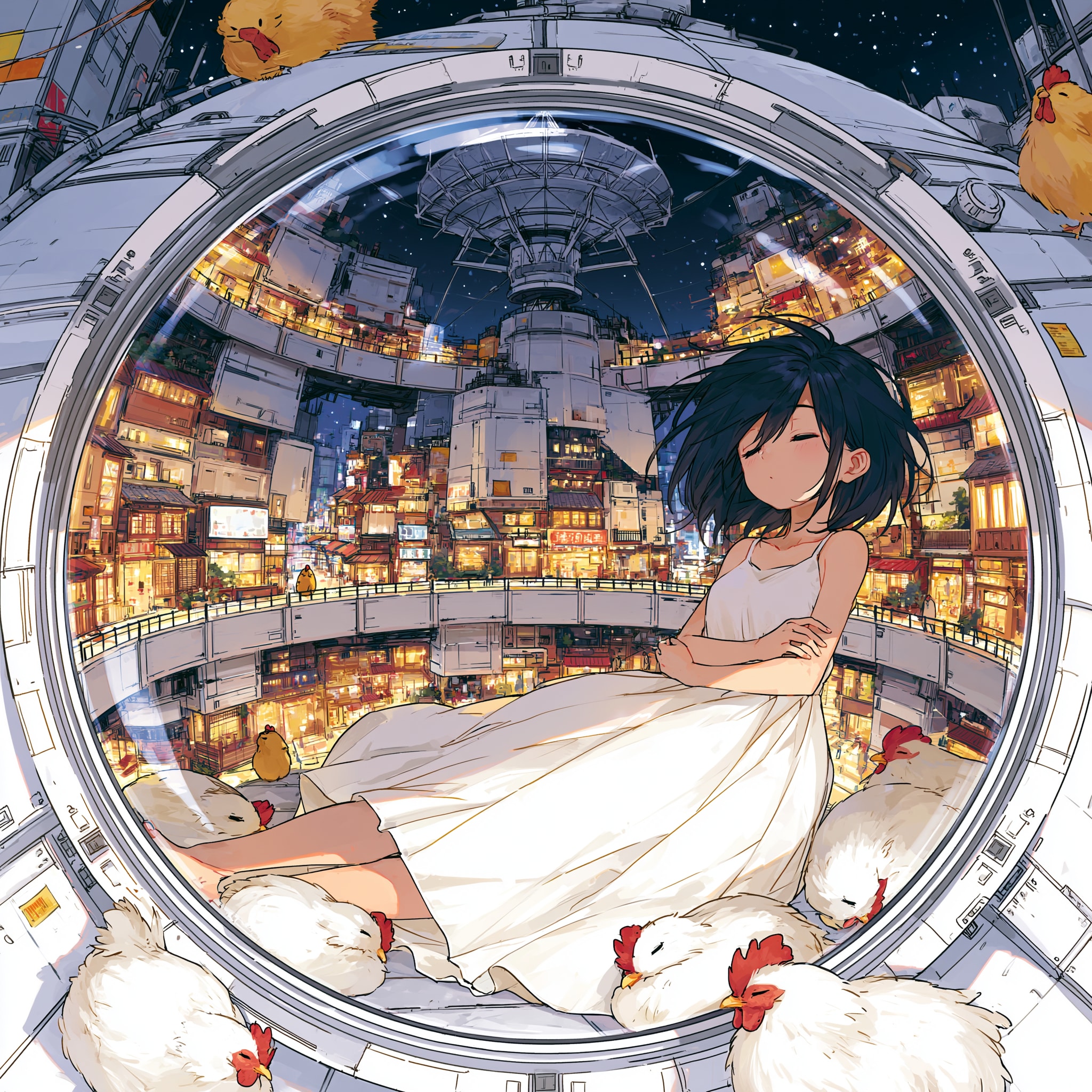 宇宙旅行でお昼寝！！