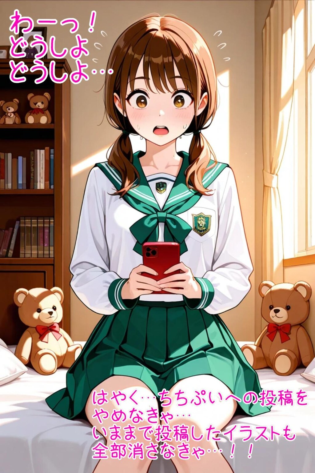 ガセネタに騙される絵海ちゃん