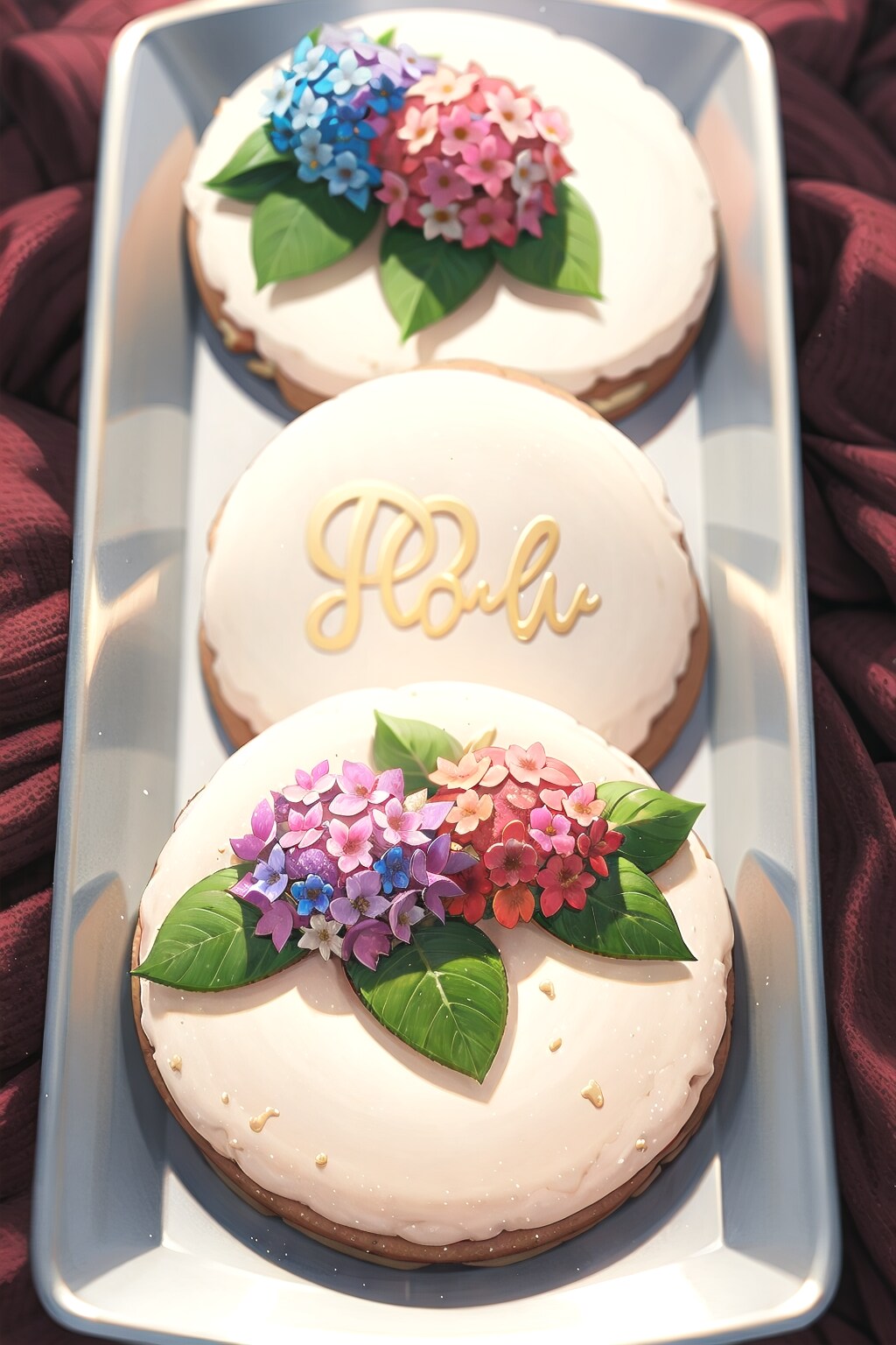 紫陽花クッキー