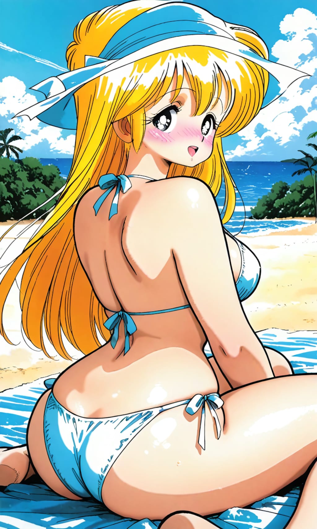 白いビキニ