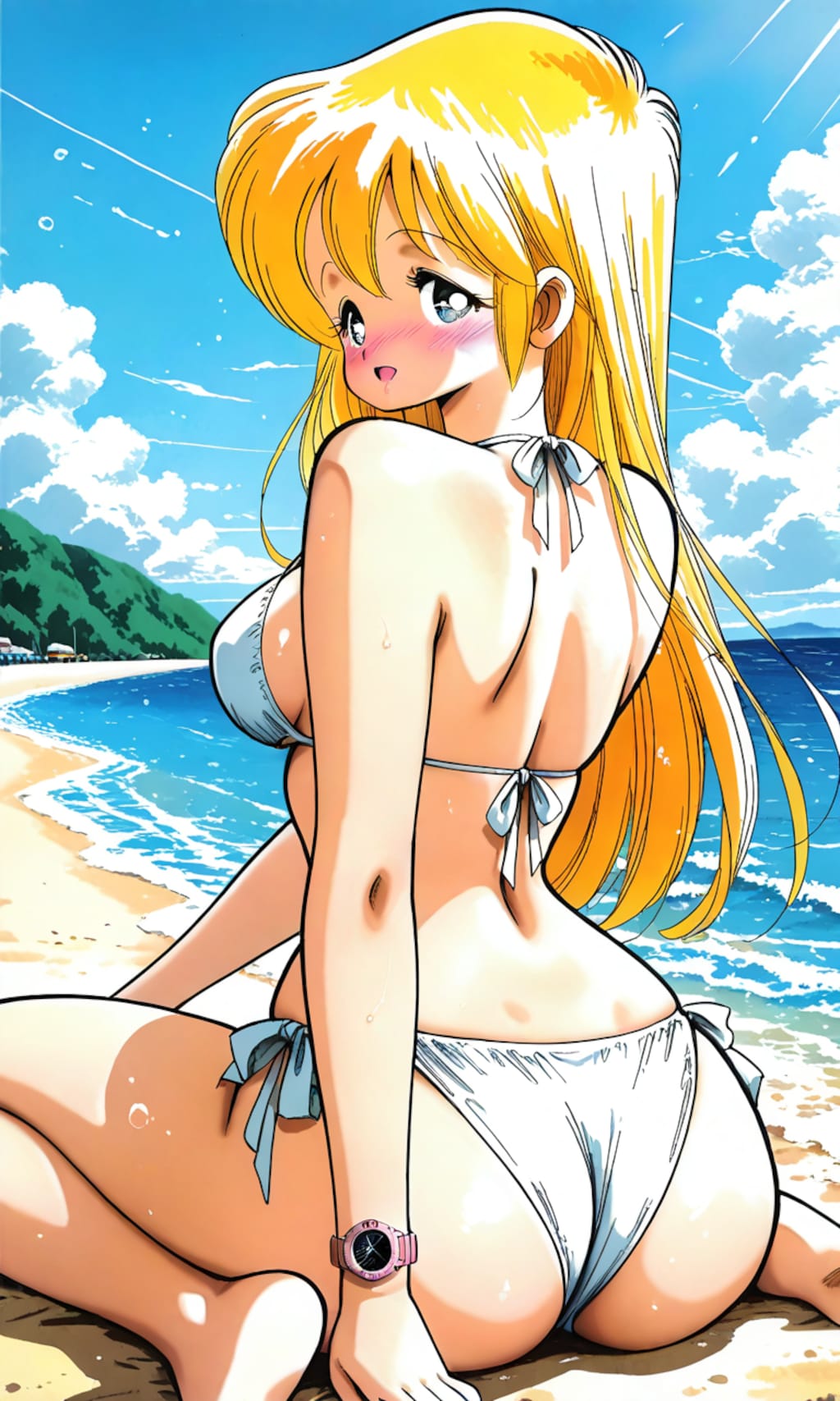白いビキニ