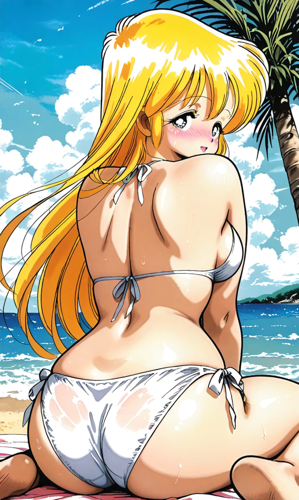 白いビキニ