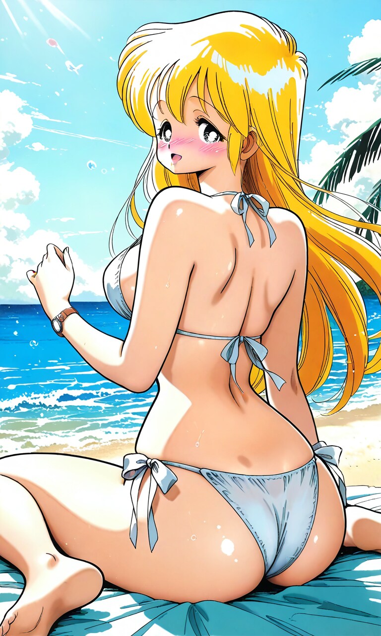 白いビキニ