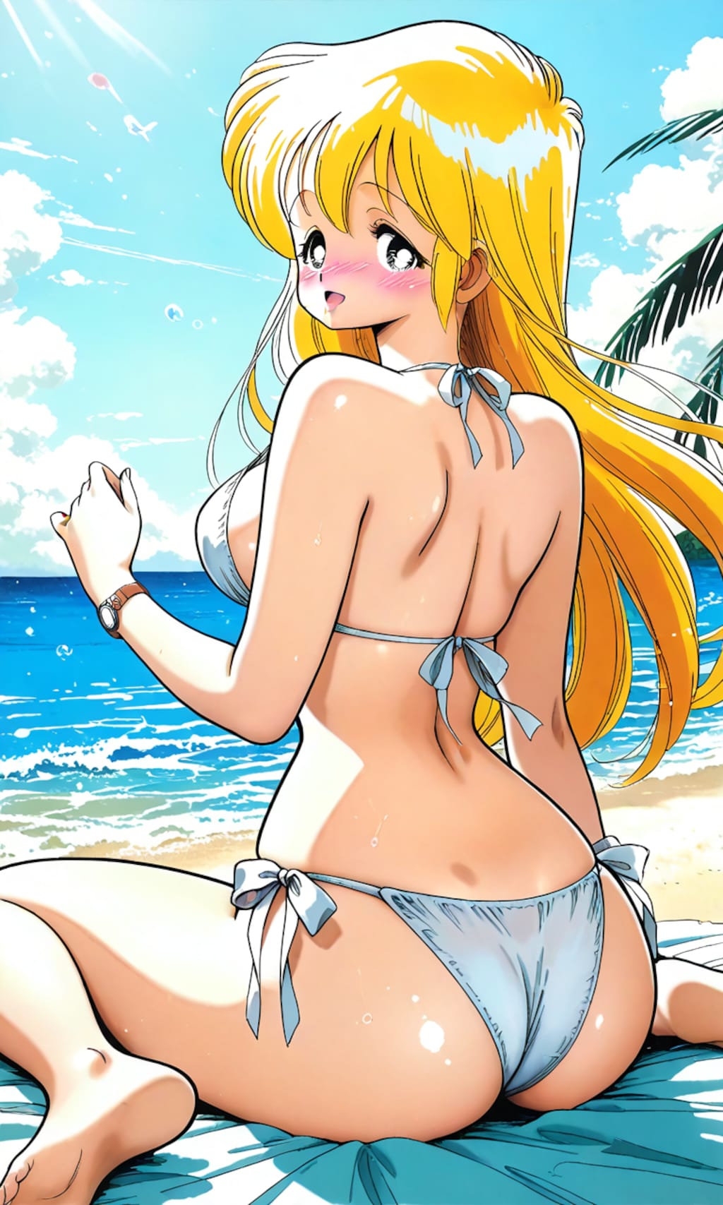 白いビキニ