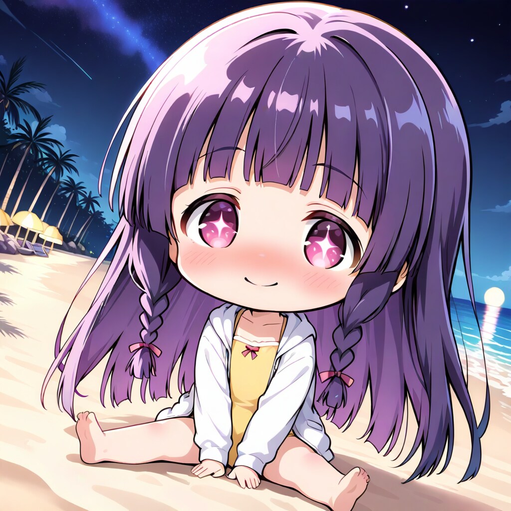 SDゆうこちゃんと夜の海