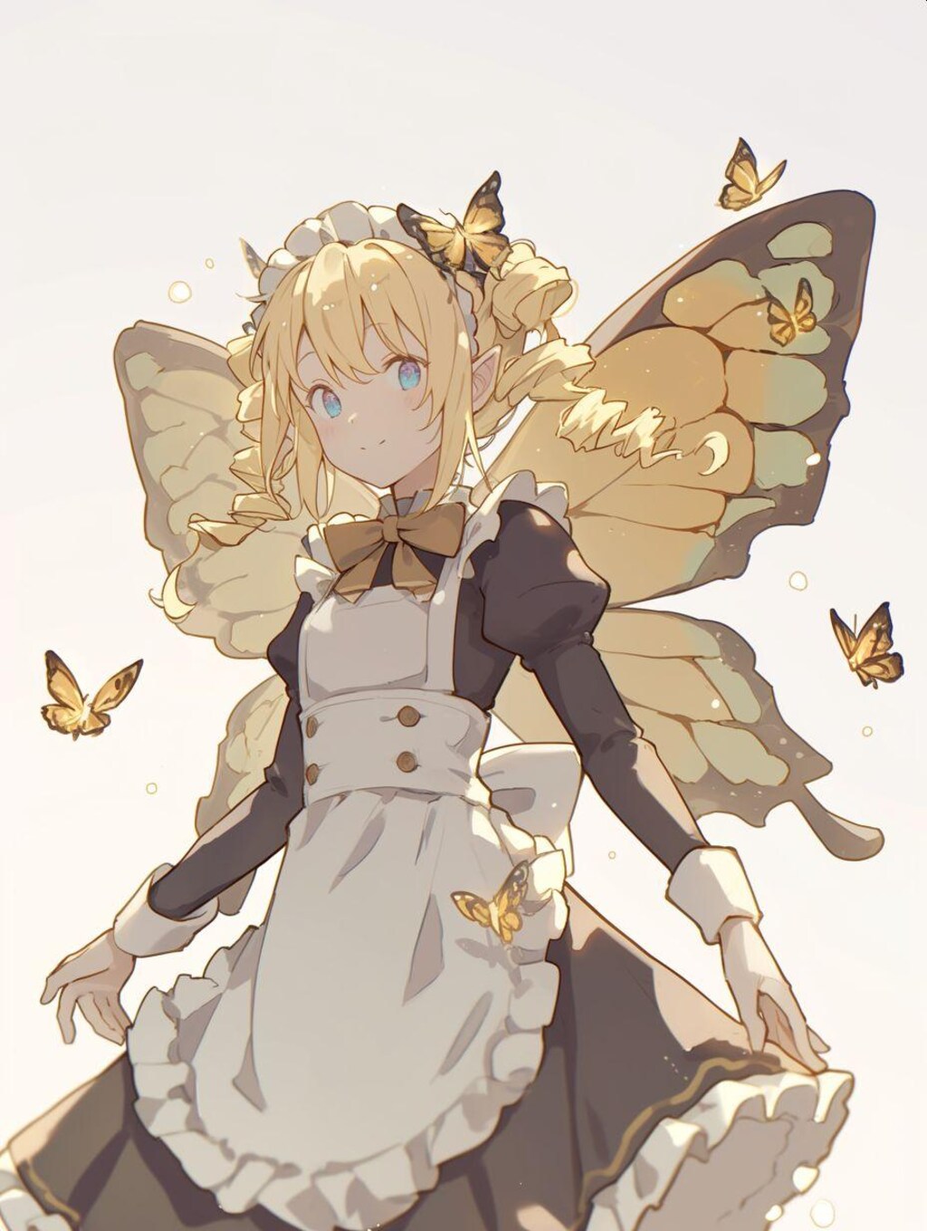 仕事の指示は蝶々から