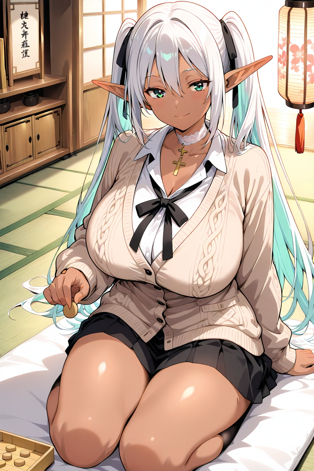 褐色エルフの部活動（帰宅部）