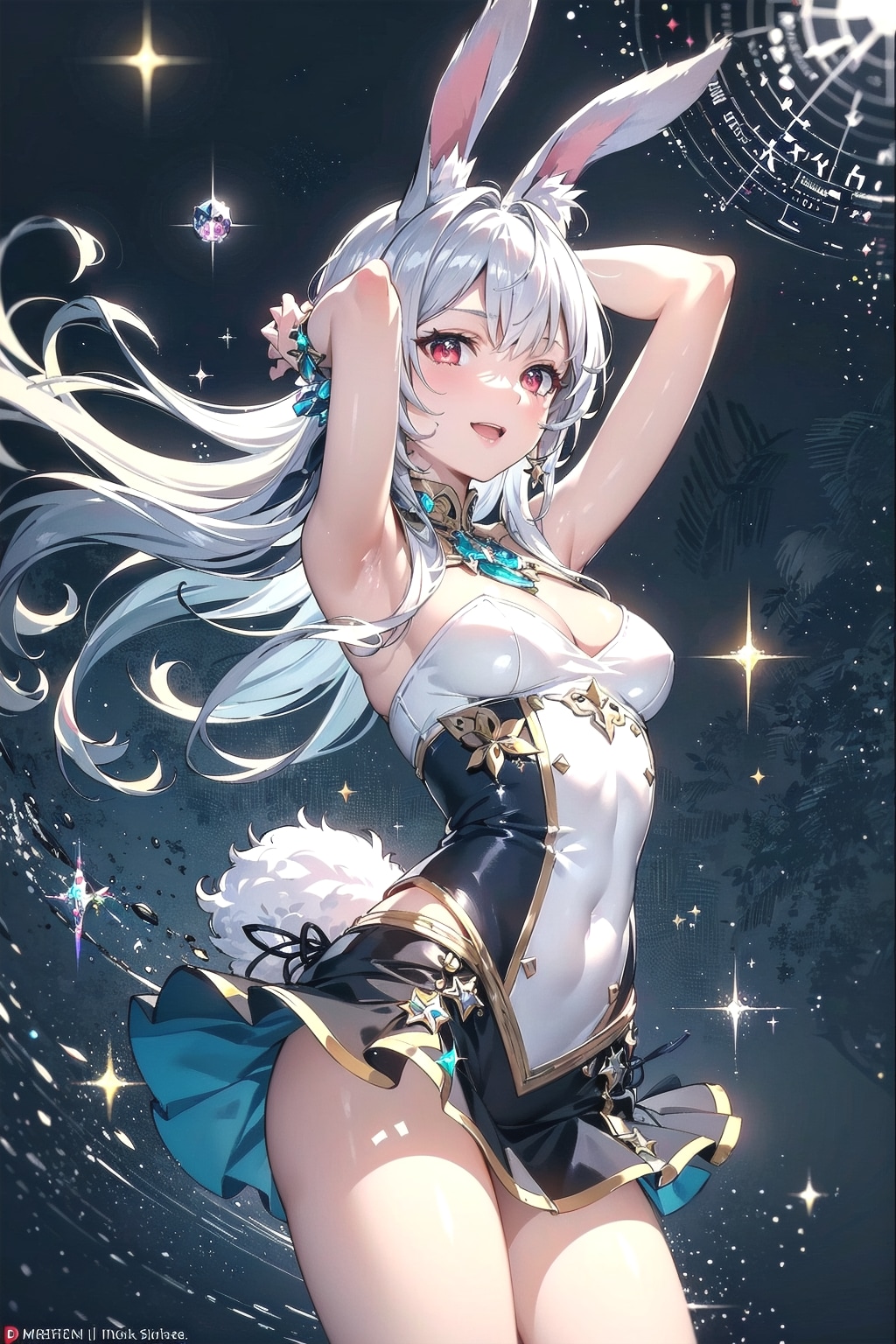 太もも担当アイドルなのです✨🐰🎶 | の人気AIイラスト・グラビア