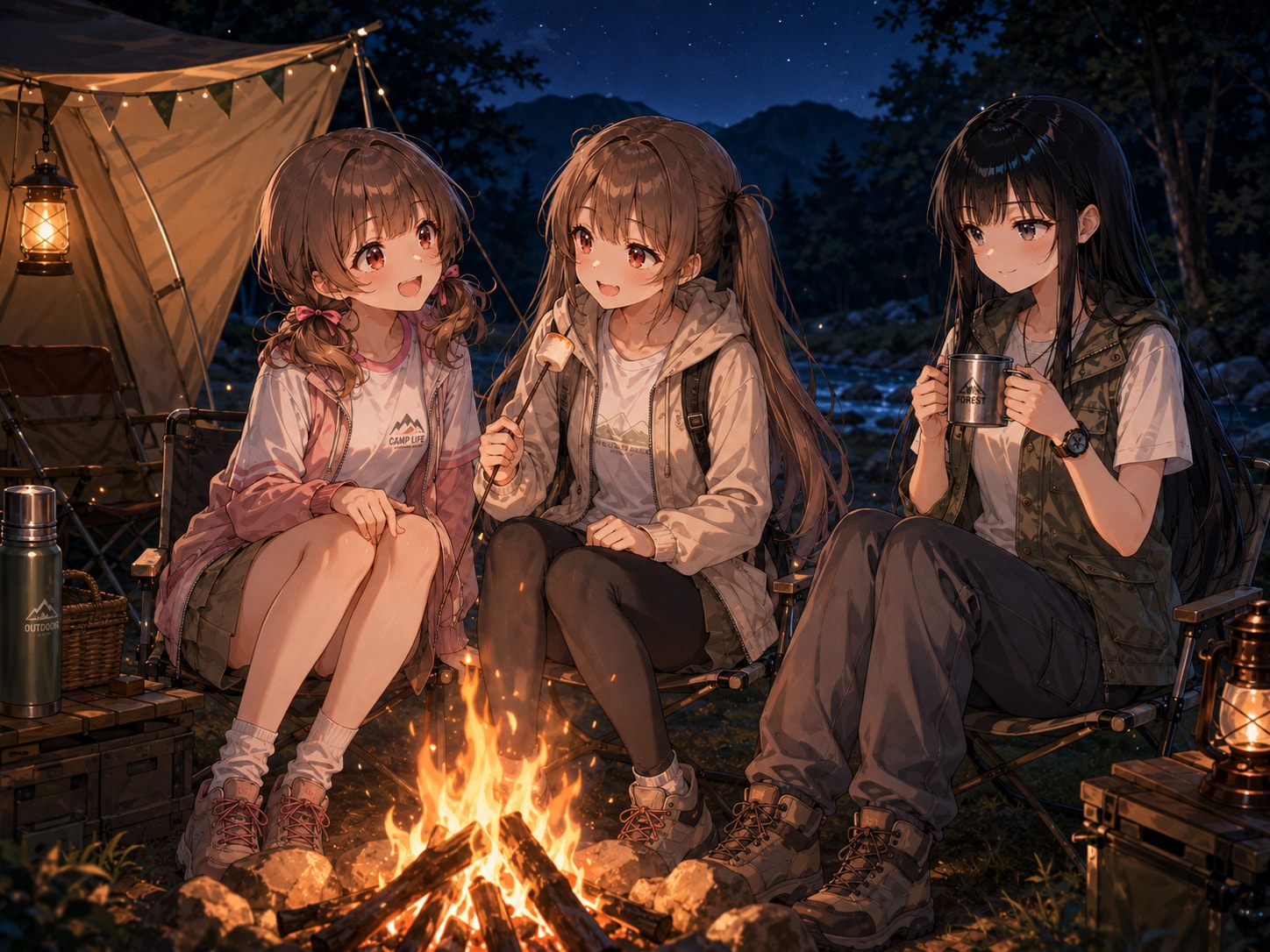 姉妹キャンプ