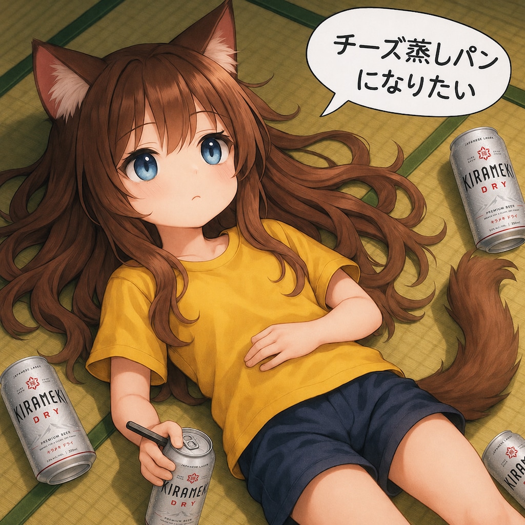 チーズ蒸しパンになりたい小さな女の子