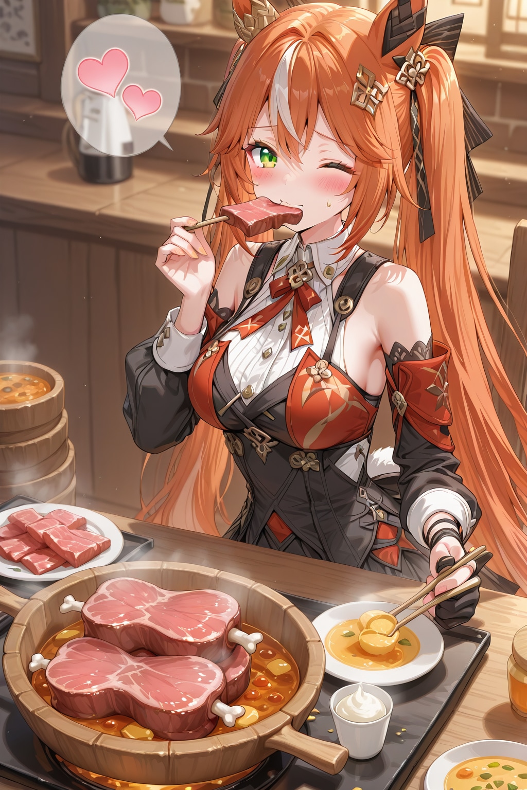 肉タワー