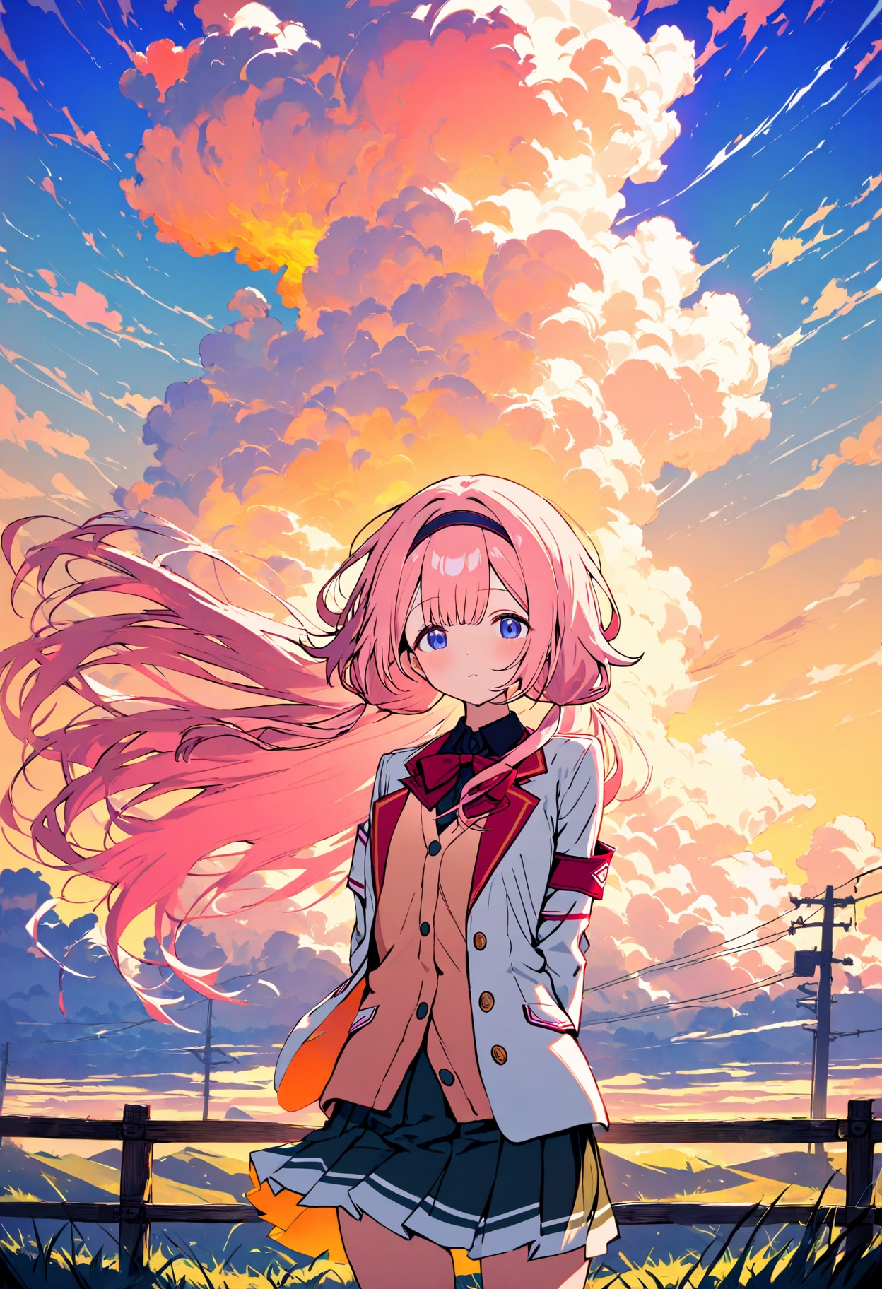 夏の夕暮れ - 周央サンゴ / にじさんじ | の人気AIイラスト・グラビア